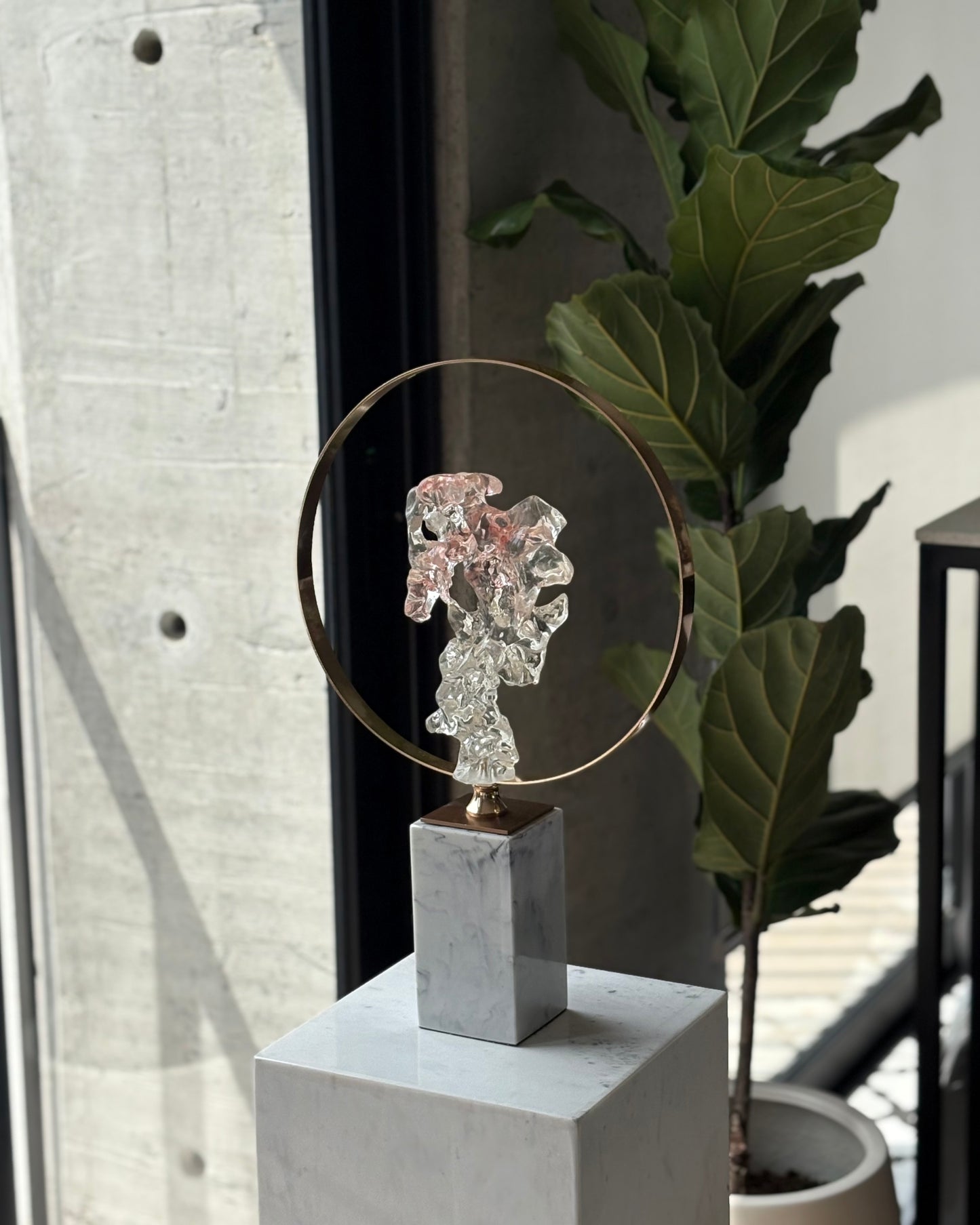 Halo Rose Sculpture