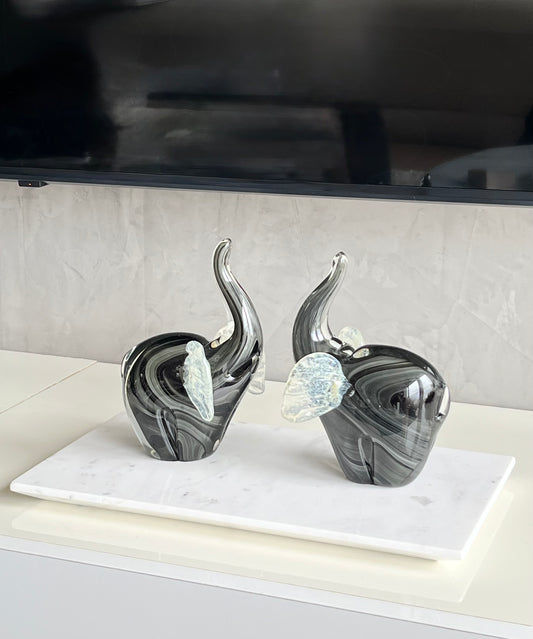 Glass Elephants