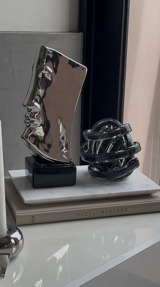 Escultura Silver Head