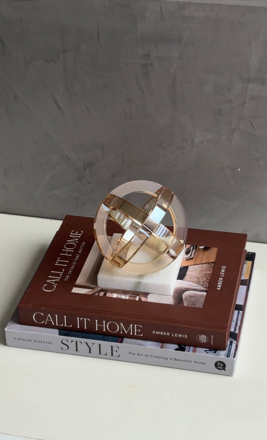 Golden Loop Sculpture