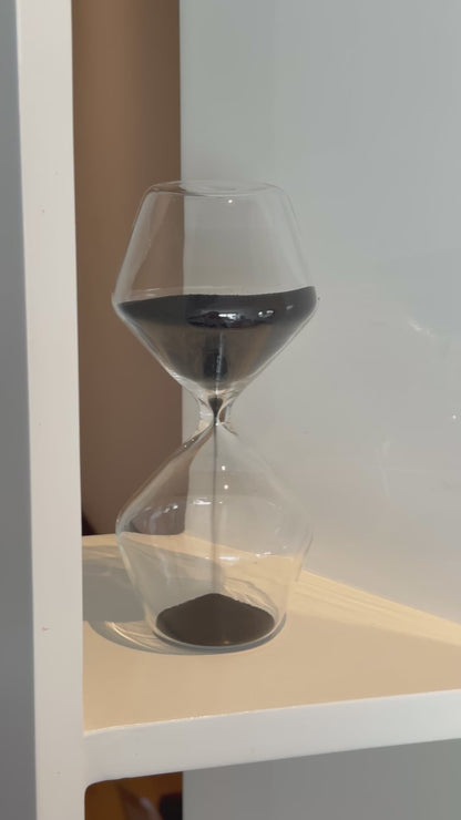 Hourglass Black Sand