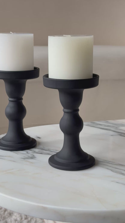 Candelabros Black Matte
