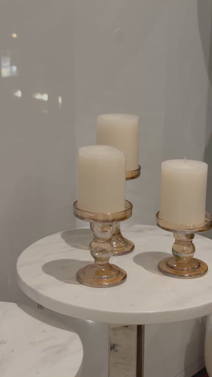 Candelabros Caramel
