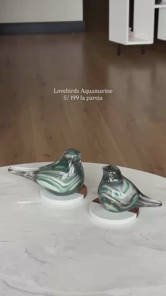 Lovebirds Aquamarine